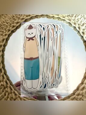 TALL DOG STICKERS PACK OF 30 VERY CUTE DIY CRAFTS NEW